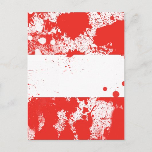 Flagge Österreichs Postkarte (Vorderseite)