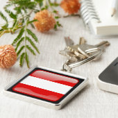 Flagge Österreichs Schlüsselanhänger (Seite)