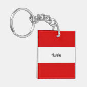 Flagge Österreichs Schlüsselanhänger (Vorderseite links)