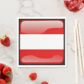 Flagge Österreichs Serviette (Beispiel)