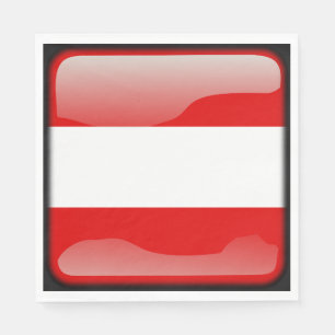 Flagge Österreichs Serviette