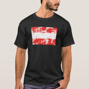 Flagge Österreichs T-Shirt