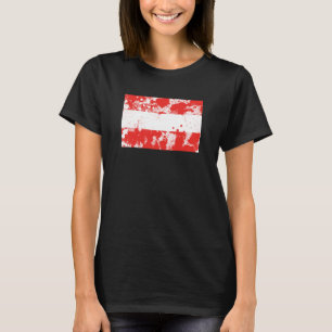 Flagge Österreichs T-Shirt