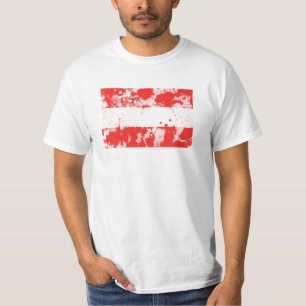 Flagge Österreichs T-Shirt