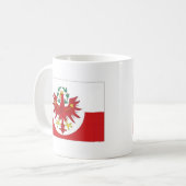 Flagge Österreichs Tirol Kaffeetasse (Vorderseite Links)