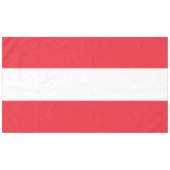 Flagge Österreichs Tischdecke (Vorderseite (Horizontal))