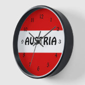 Flagge Österreichs Uhr (Winkel)
