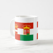 Flagge Österreichs Ungarn (1869-1918) Kaffeetasse (Vorderseite Links)