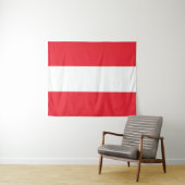 Flagge Österreichs Wandteppich (Beispiel (Horizontal))