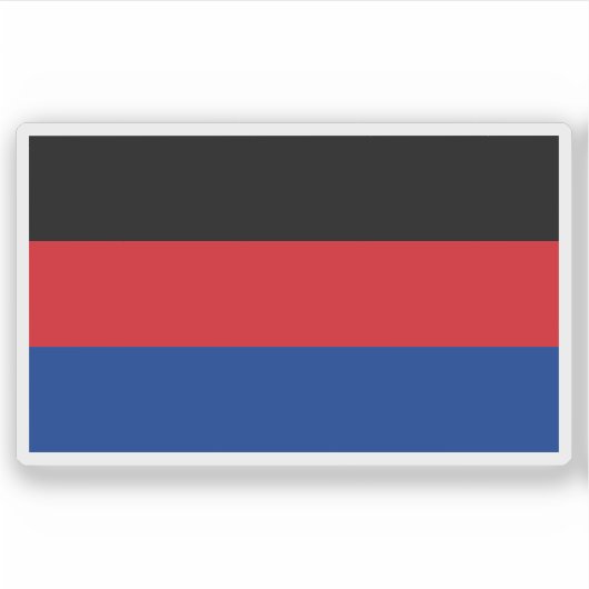 Flagge Ostfriesiens, Niederlande Aufkleber (Vorderseite)