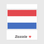 Flagge Ostrumäniens (1878-1908) Aufkleber (Blatt)