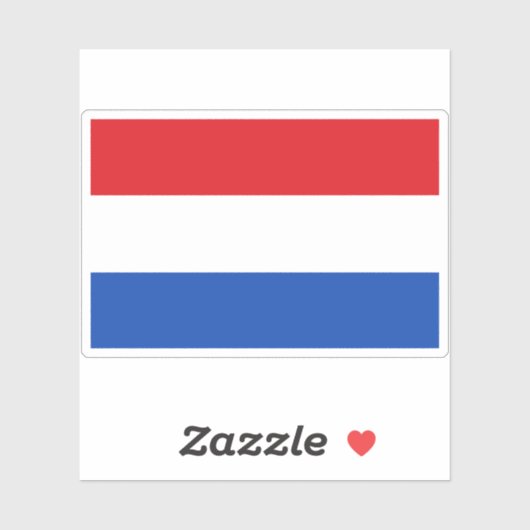 Flagge Ostrumäniens (1878-1908) Aufkleber (Blatt)