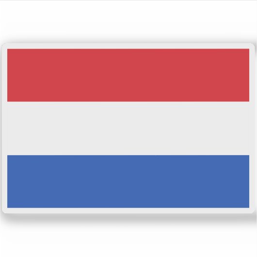 Flagge Ostrumäniens (1878-1908) Aufkleber (Vorderseite)