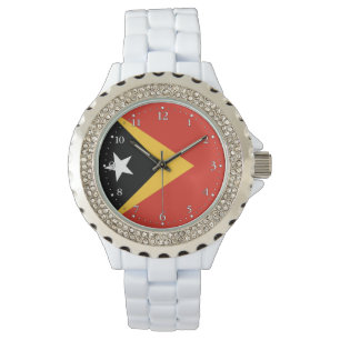 Flagge Osttimors Armbanduhr