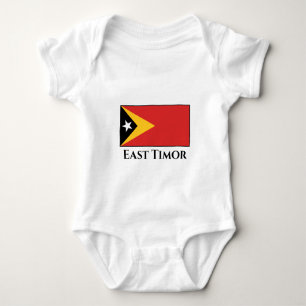 Flagge Osttimors Baby Strampler