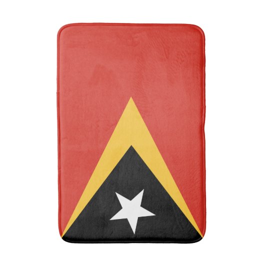 Flagge Osttimors Badematte (Vorderseite Vertikal)