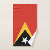 Flagge Osttimors Badhandtuch Set (Handtuch)