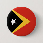 Flagge Osttimors Button (Vorderseite)