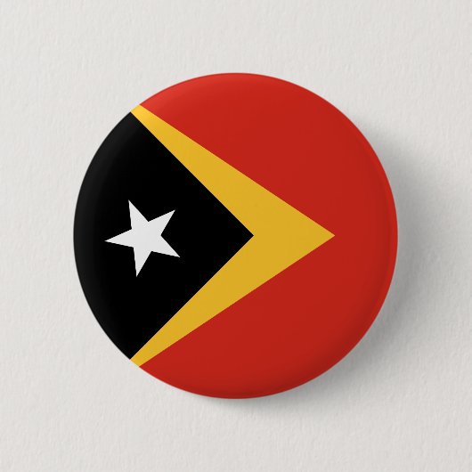 Flagge Osttimors Button (Vorderseite)