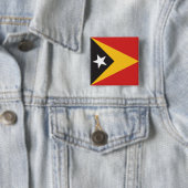 Flagge Osttimors Button (Beispiel)