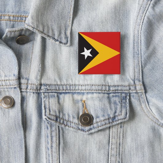 Flagge Osttimors Button (Beispiel)