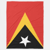 Flagge Osttimors Fleecedecke (Vorderseite)