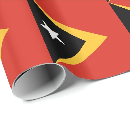 Flagge Osttimors Geschenkpapier (Rolleneckpunkt)