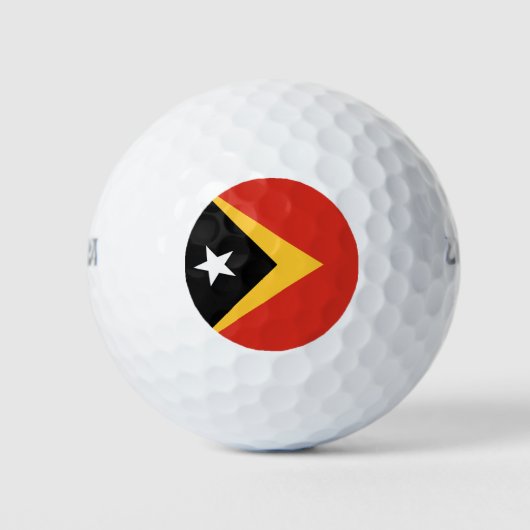 Flagge Osttimors Golfball (Vorderseite)