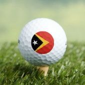 Flagge Osttimors Golfball (Insitu T-Shirt)