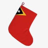 Flagge Osttimors Großer Weihnachtsstrumpf (Vorderansicht (hängend))