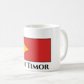 Flagge Osttimors Kaffeetasse (VorderseiteRechts)