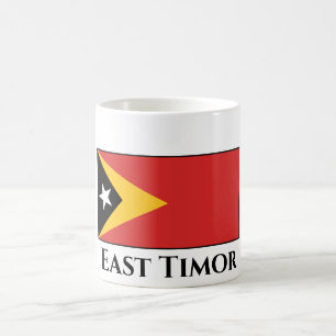 Flagge Osttimors Kaffeetasse