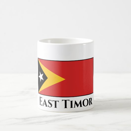Flagge Osttimors Kaffeetasse (Mittel)