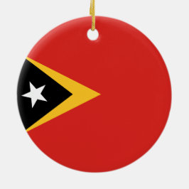 Flagge Osttimors Keramik Ornament