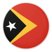 Flagge Osttimors Keramikknauf (Vorderseite)