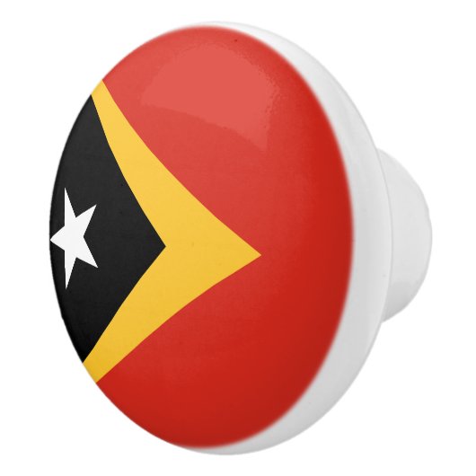 Flagge Osttimors Keramikknauf (Rechts)