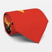 Flagge Osttimors Krawatte (Gerollt)