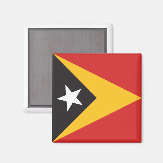 Flagge Osttimors Magnet (Vorderseite/Rückseite)