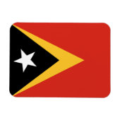 Flagge Osttimors Magnet (Horizontal)