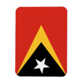 Flagge Osttimors Magnet (Vertikal)