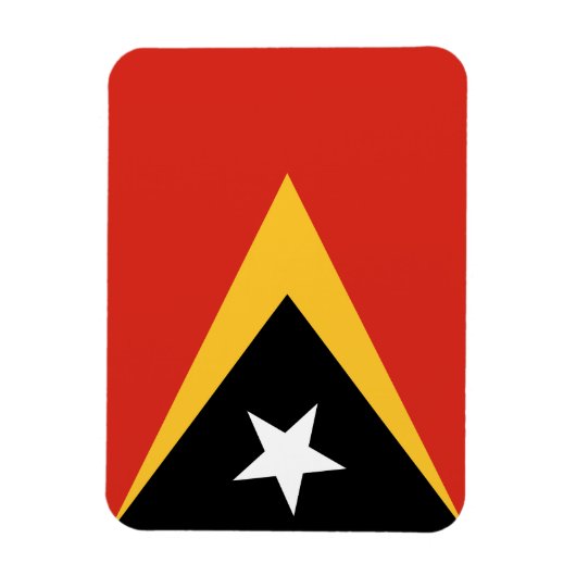 Flagge Osttimors Magnet (Vertikal)