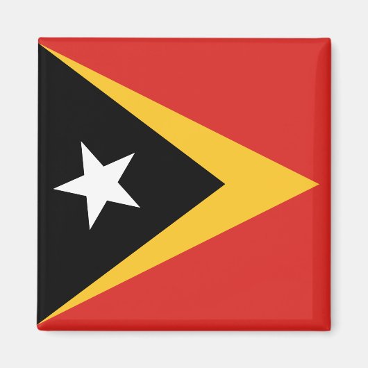 Flagge Osttimors Magnet (Vorne)