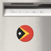 Flagge Osttimors Magnet (In Situ (Geschirrspüler))