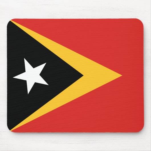 Flagge Osttimors Mousepad (Vorne)