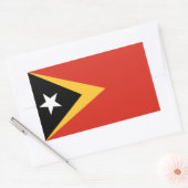 Flagge Osttimors Rechteckiger Aufkleber (Umschlag)