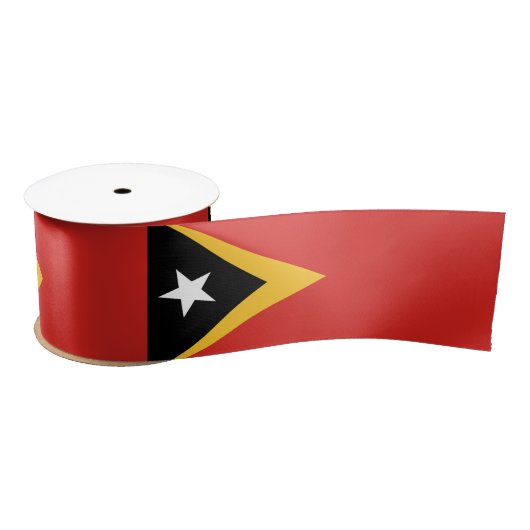 Flagge Osttimors Satinband (Spule)