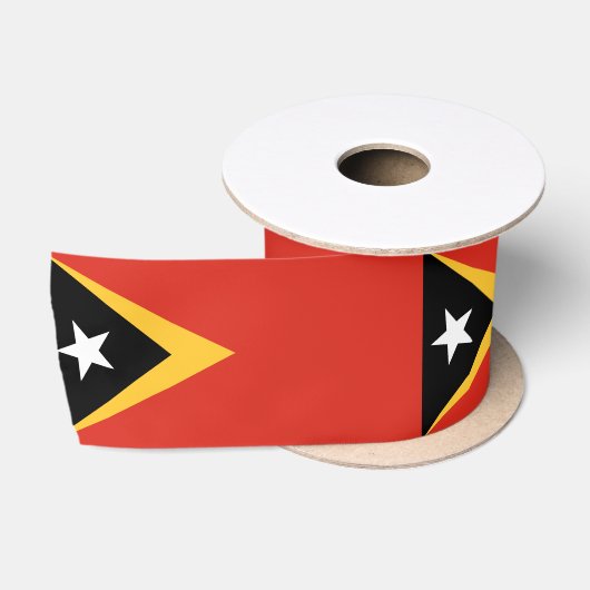 Flagge Osttimors Satinband (Spule)