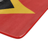 Flagge Osttimors Schneidebrett (Ecke)