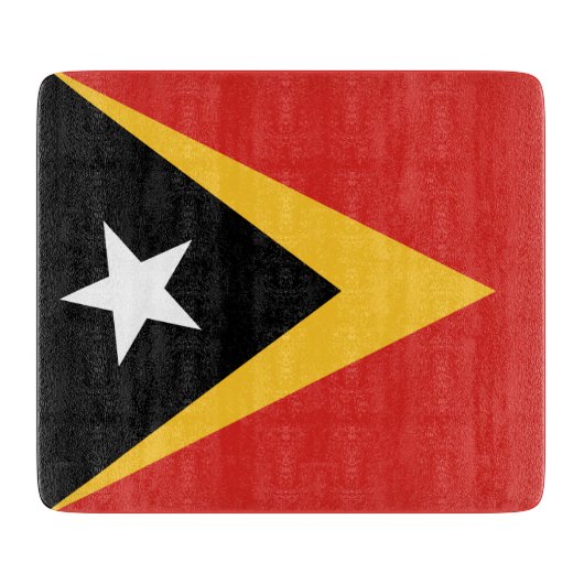 Flagge Osttimors Schneidebrett (Vorderseite)
