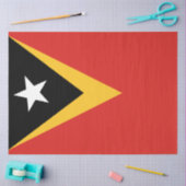 Flagge Osttimors Seidenpapier (Basteln)